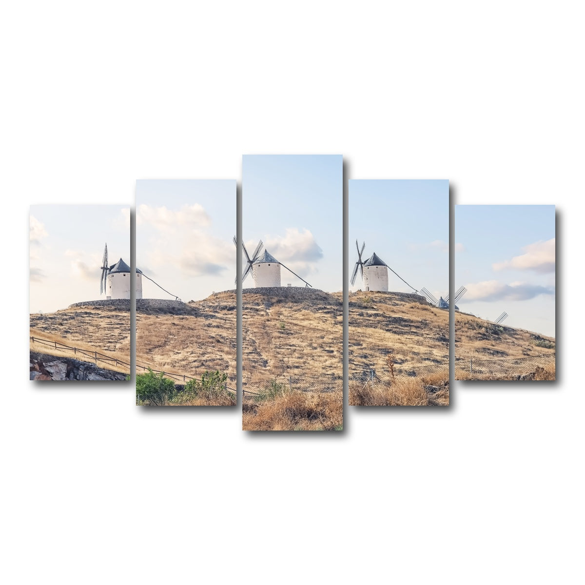 AUTO-MOCKUP WHITE | Spanish Landscape | 5 Piece | Gallery Wrap Canvas | group=5_normal