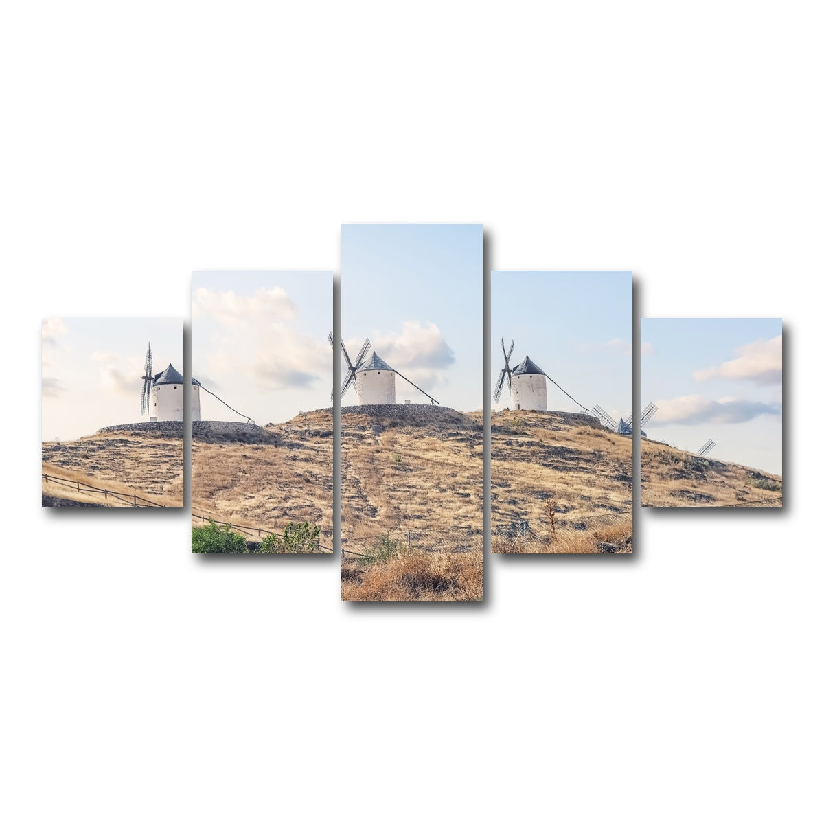 AUTO-MOCKUP WHITE | Spanish Landscape | 5 Piece | Gallery Wrap Canvas | group=5_short