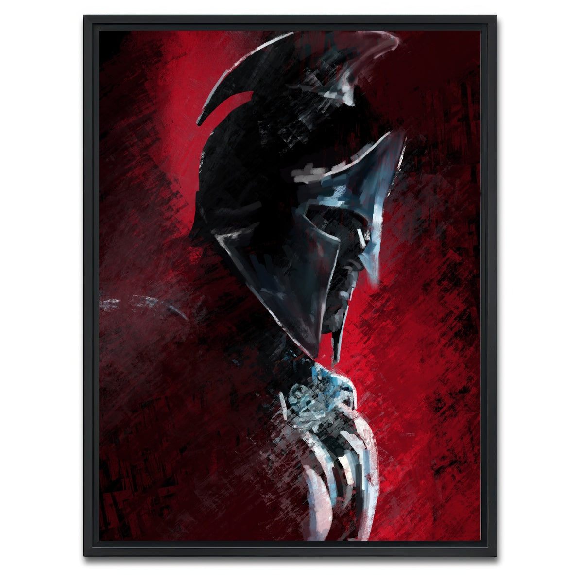 AUTO-MOCKUP WHITE | Spartan Warrior | 1 Piece | Black Framed Canvas | group=3x4