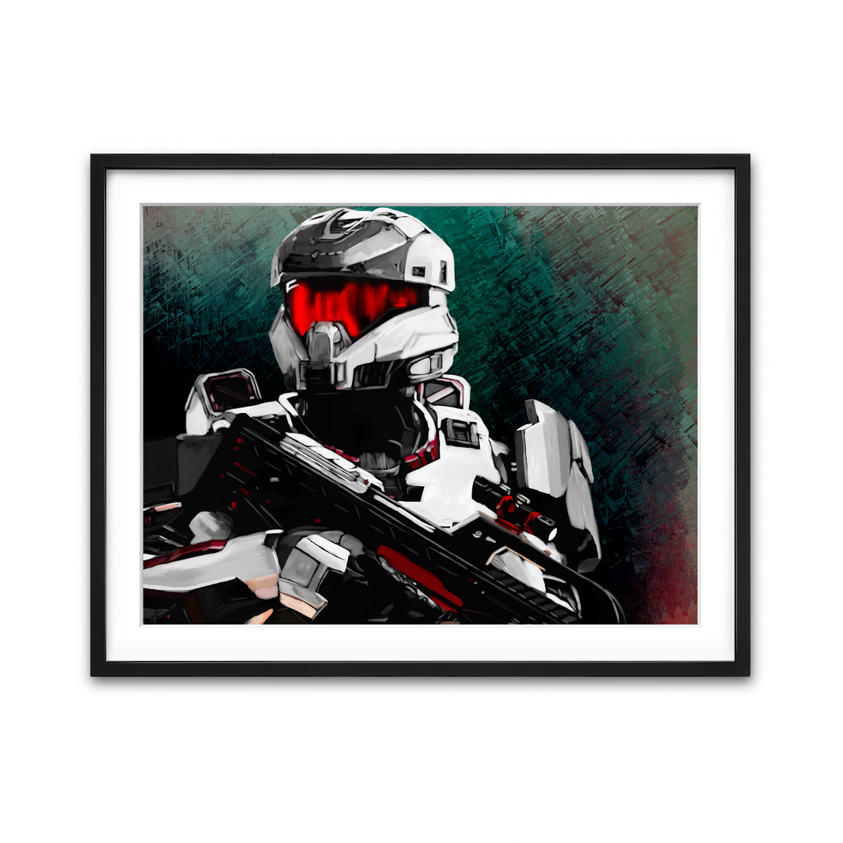 Framed Print 4x3 Black