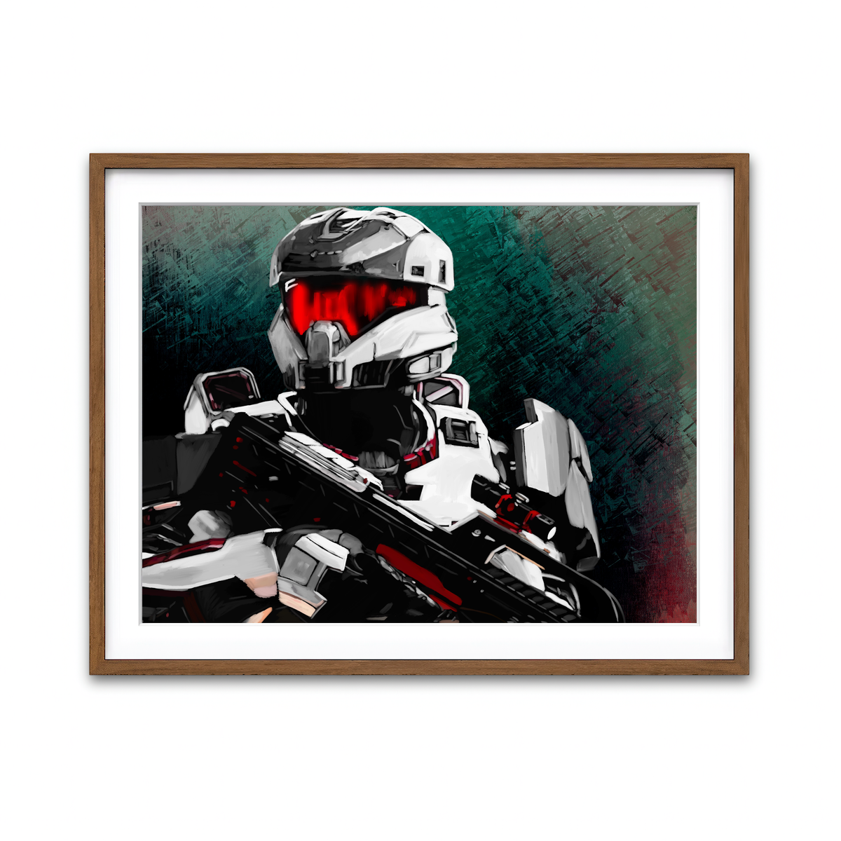 Framed Print 4x3 Walnut