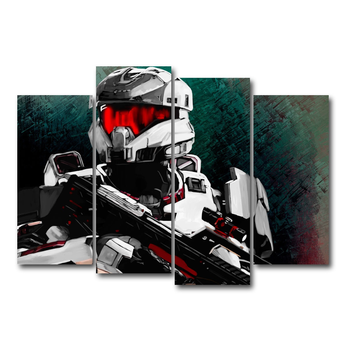 AUTO-MOCKUP WHITE | Spartan v1 | 4 Piece | Gallery Wrap Canvas | group=4_normal