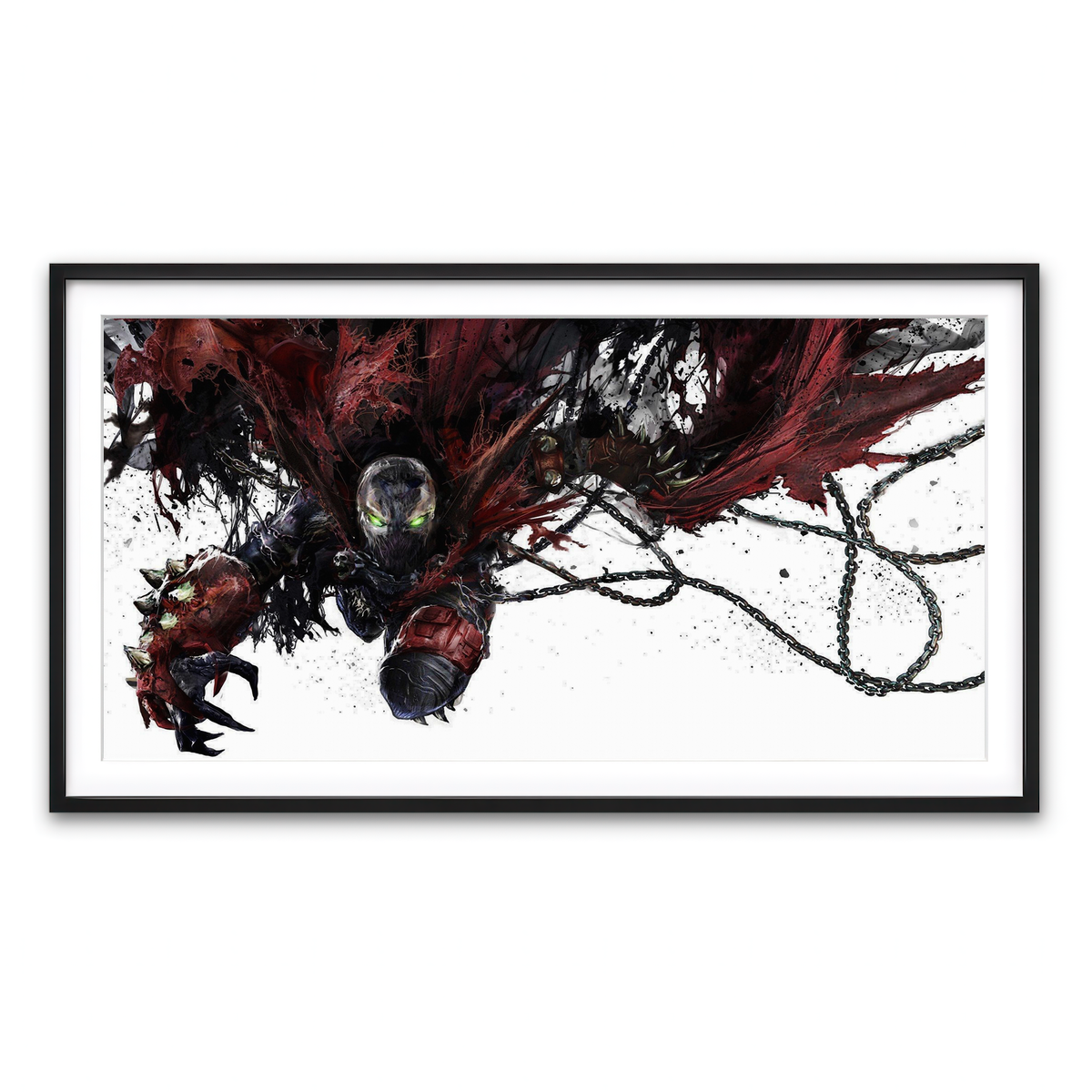 Framed Print 2x1 Black