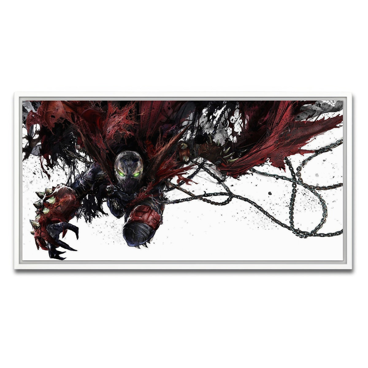 AUTO-MOCKUP WHITE | Spawn | 1 Piece | White Framed Canvas | group=2x1