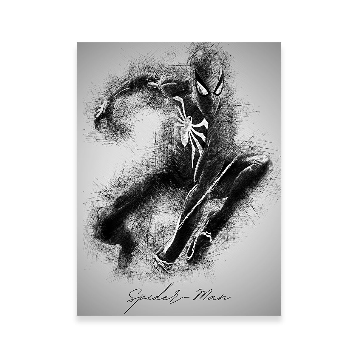 Spider-Man Sketch Wall Art