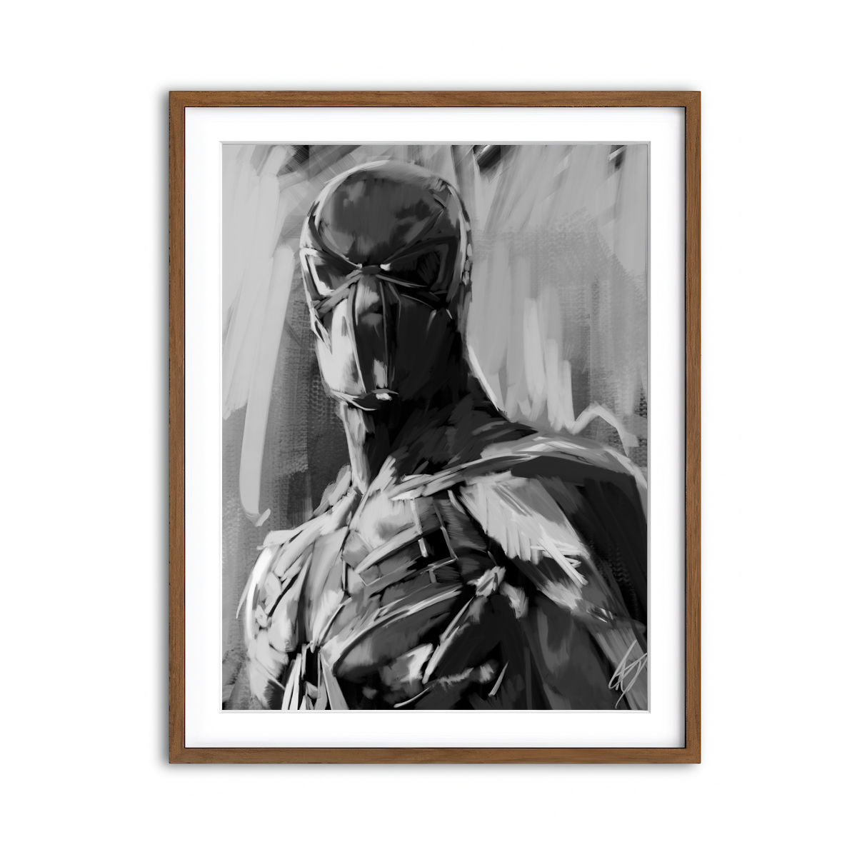 Framed Print 3x4 Walnut