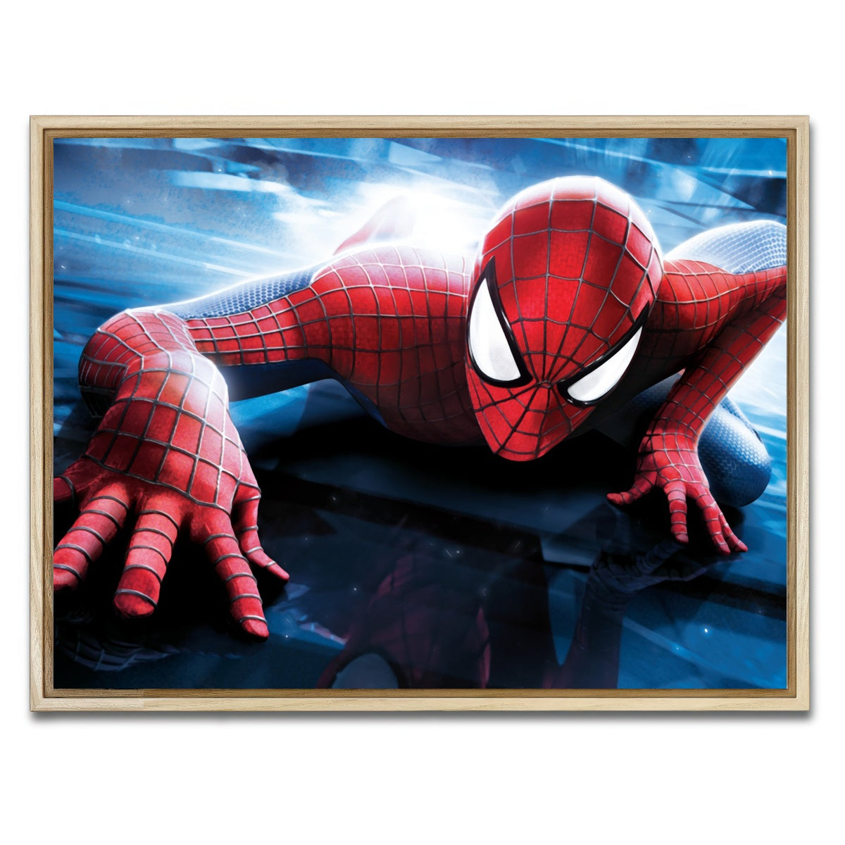 AUTO-MOCKUP WHITE | Spider-man | 1 Piece | Natural Framed Canvas | group=4x3