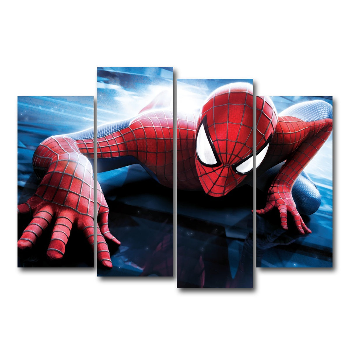 AUTO-MOCKUP WHITE | Spider-man | 4 Piece | Gallery Wrap Canvas | group=4_normal