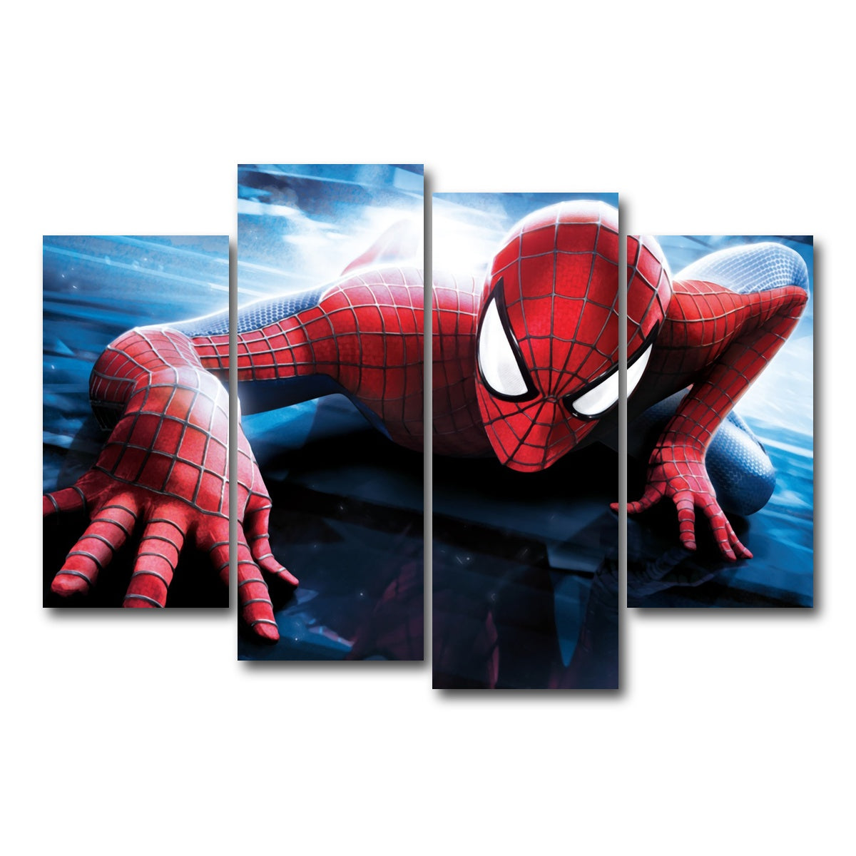 AUTO-MOCKUP WHITE | Spider-man | 4 Piece | Gallery Wrap Canvas | group=4_short