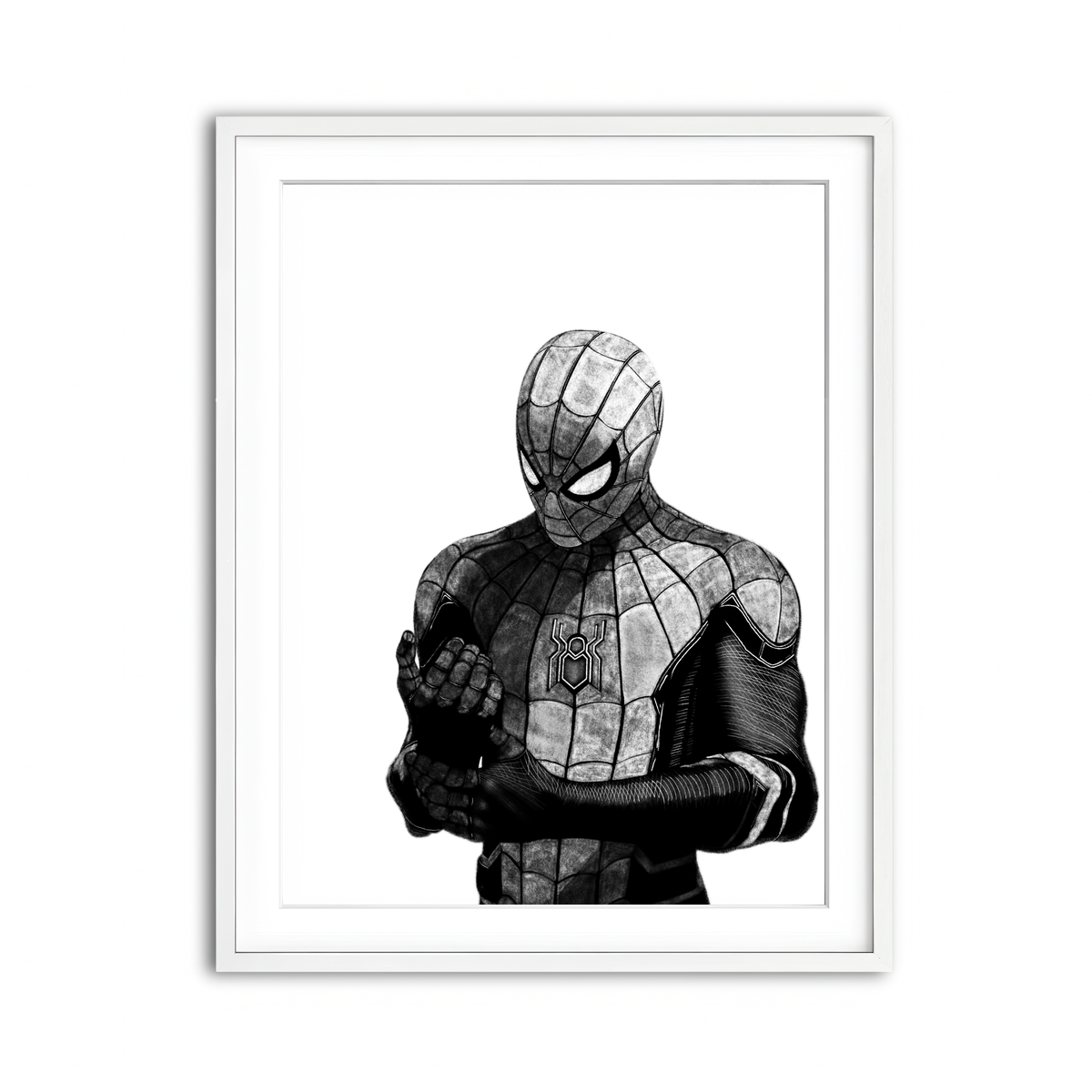 Framed Print 3x4 White