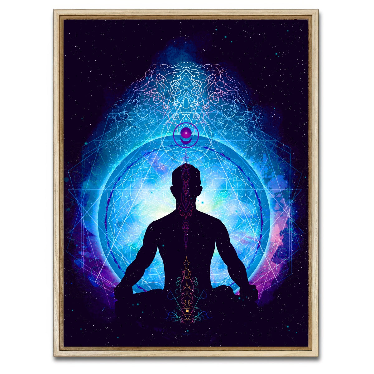 AUTO-MOCKUP WHITE | Spiritual Energy | 1 Piece | Natural Framed Canvas | group=3x4