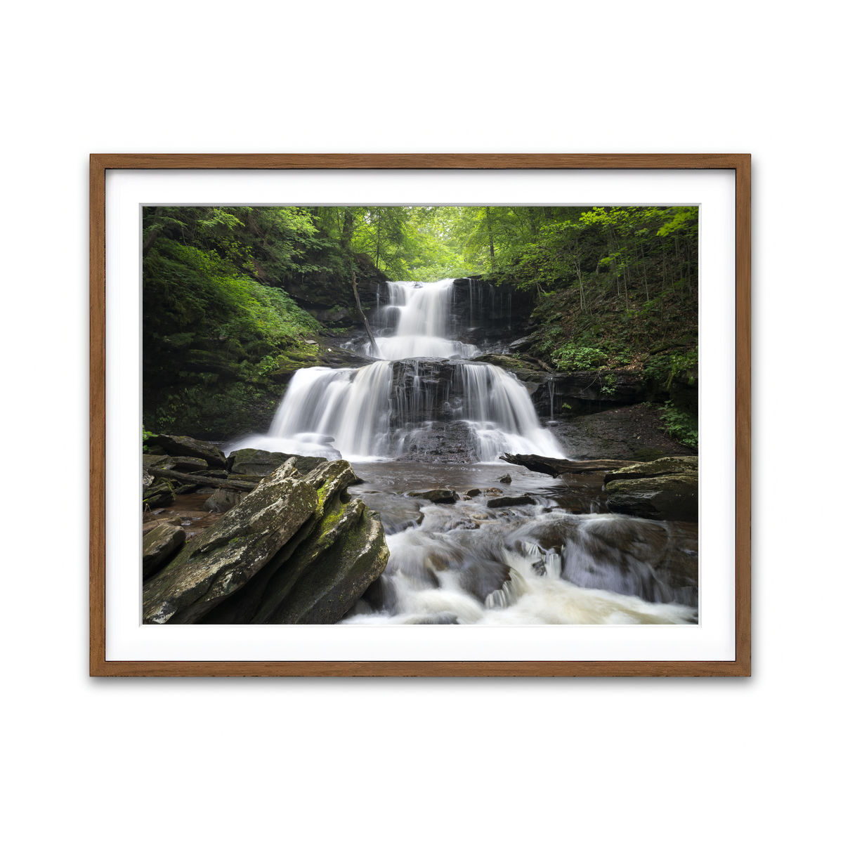 Framed Print 4x3 Walnut