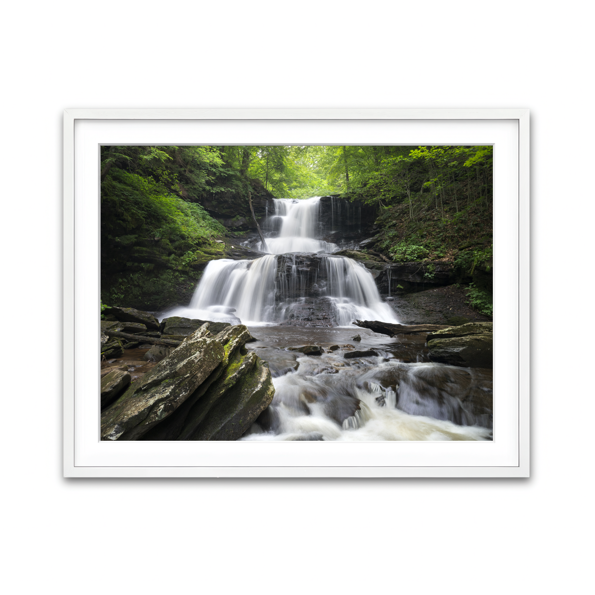 Framed Print 4x3 White