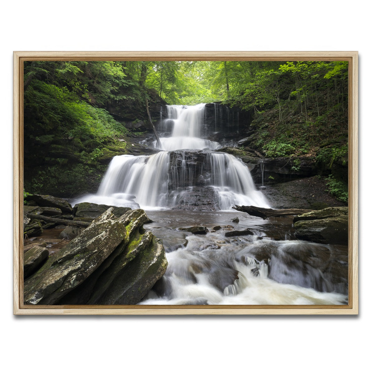 AUTO-MOCKUP WHITE | Split Decision | 1 Piece | Natural Framed Canvas | group=4x3