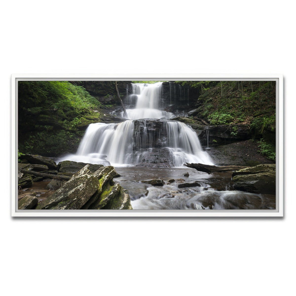 AUTO-MOCKUP WHITE | Split Decision | 1 Piece | White Framed Canvas | group=2x1