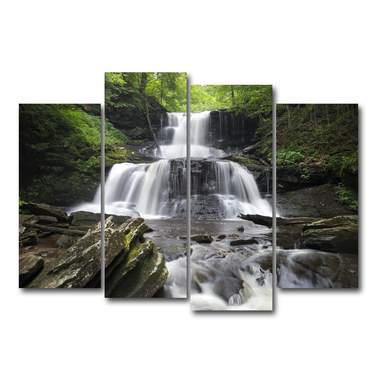 AUTO-MOCKUP WHITE | Split Decision | 4 Piece | Gallery Wrap Canvas | group=4_normal