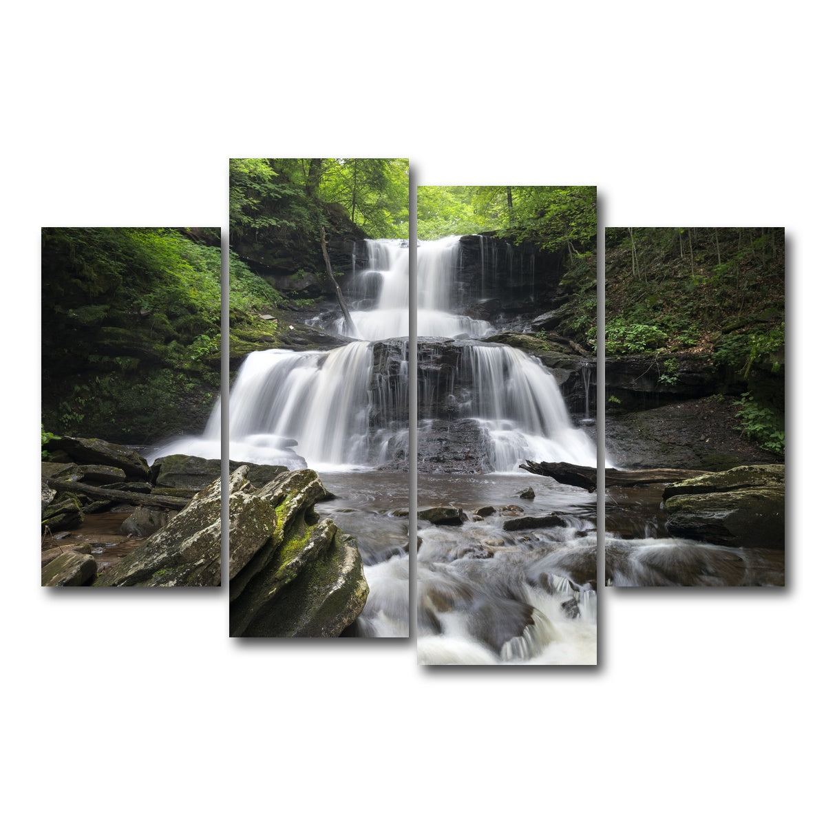 AUTO-MOCKUP WHITE | Split Decision | 4 Piece | Gallery Wrap Canvas | group=4_short