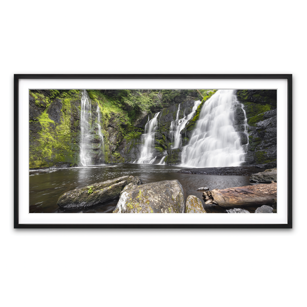 Framed Print 2x1 Black