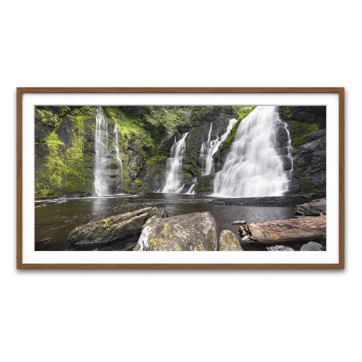 Framed Print 2x1 Walnut