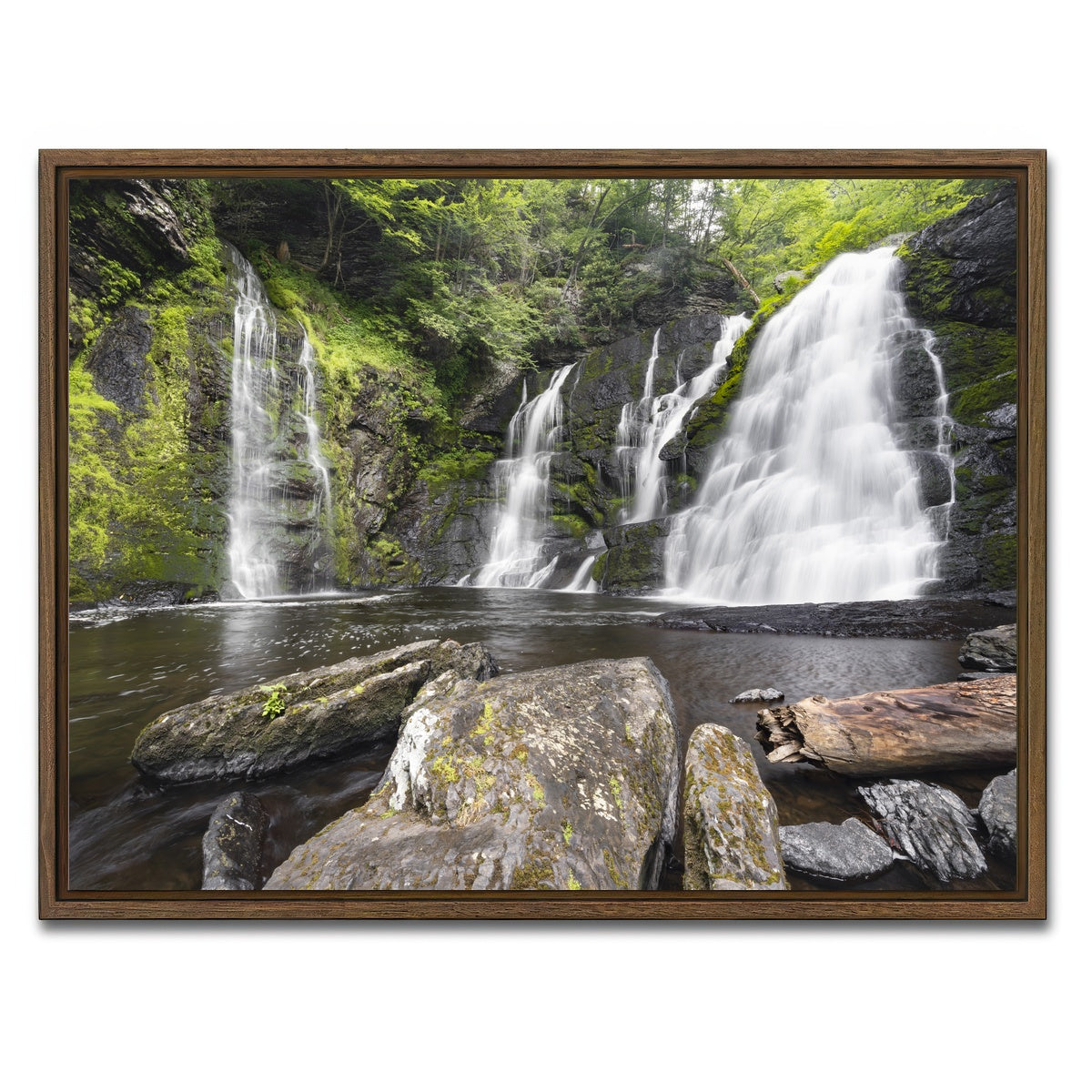 AUTO-MOCKUP WHITE | Spring Mix Up | 1 Piece | Walnut Framed Canvas | group=4x3