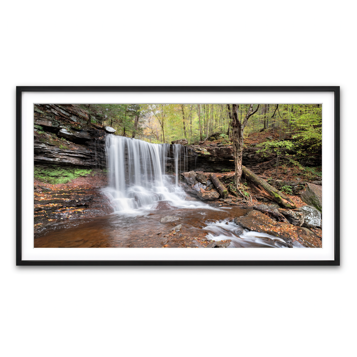 Framed Print 2x1 Black