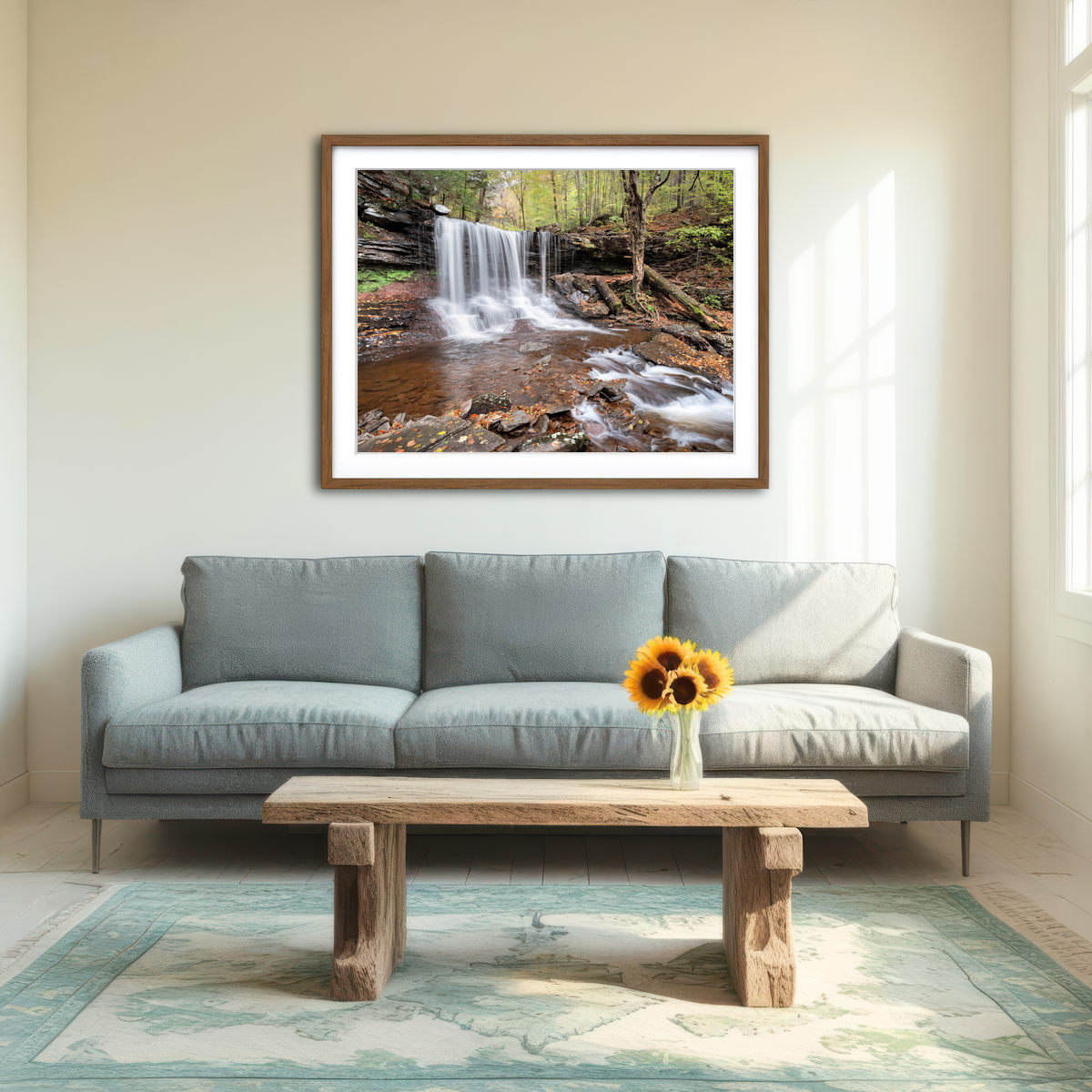 AUTO-MOCKUP ROOM | Spring Time in the Fall Wall Art