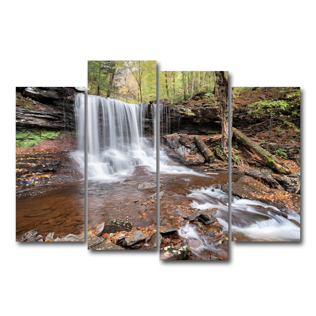 AUTO-MOCKUP WHITE | Spring Time in the Fall | 4 Piece | Gallery Wrap Canvas | group=4_normal