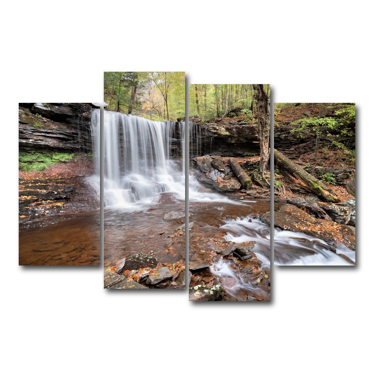 AUTO-MOCKUP WHITE | Spring Time in the Fall | 4 Piece | Gallery Wrap Canvas | group=4_short