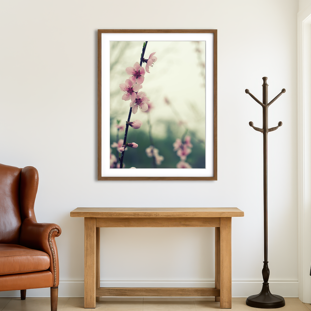 AUTO-MOCKUP ROOM | Spring Blossom Wall Art