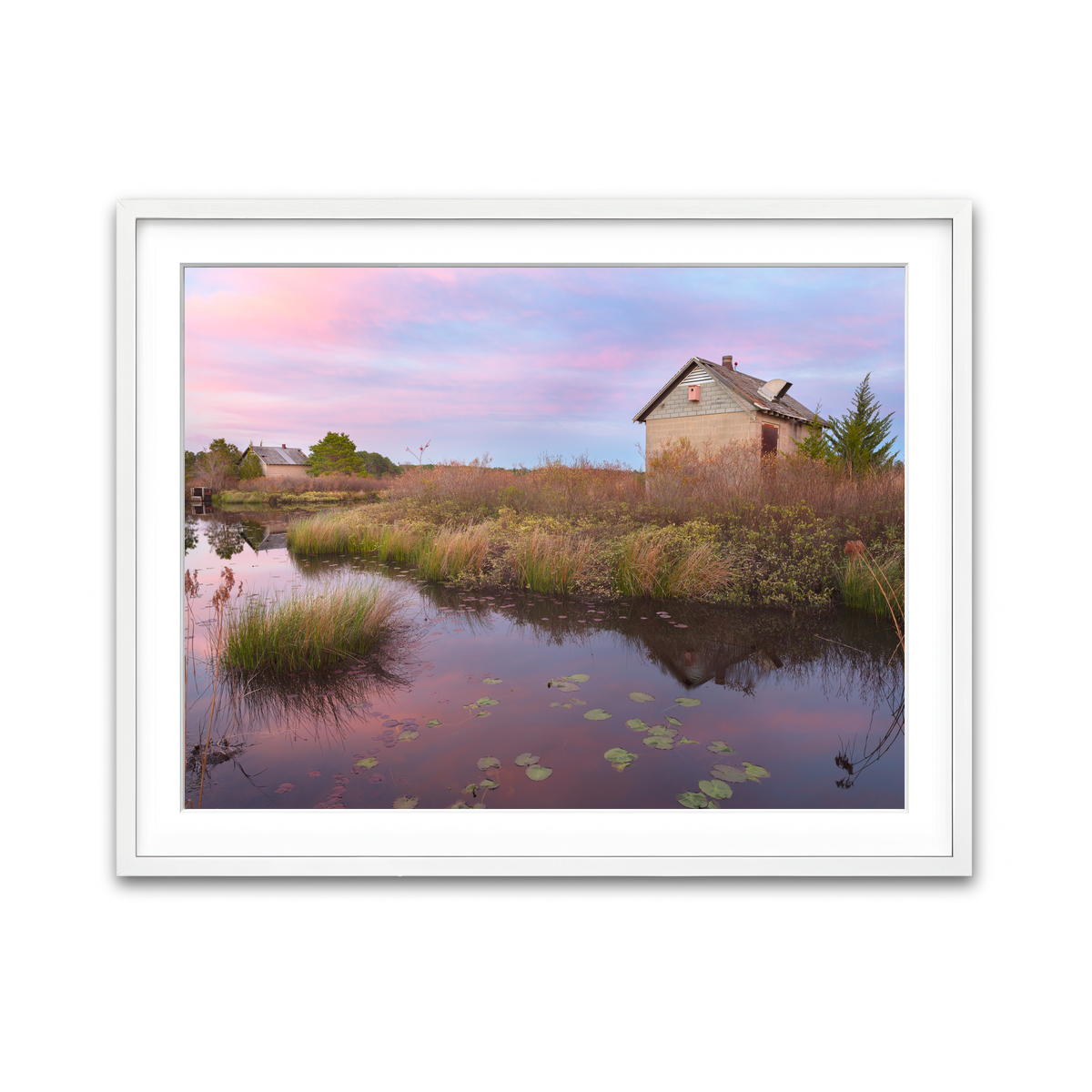 Framed Print 4x3 White
