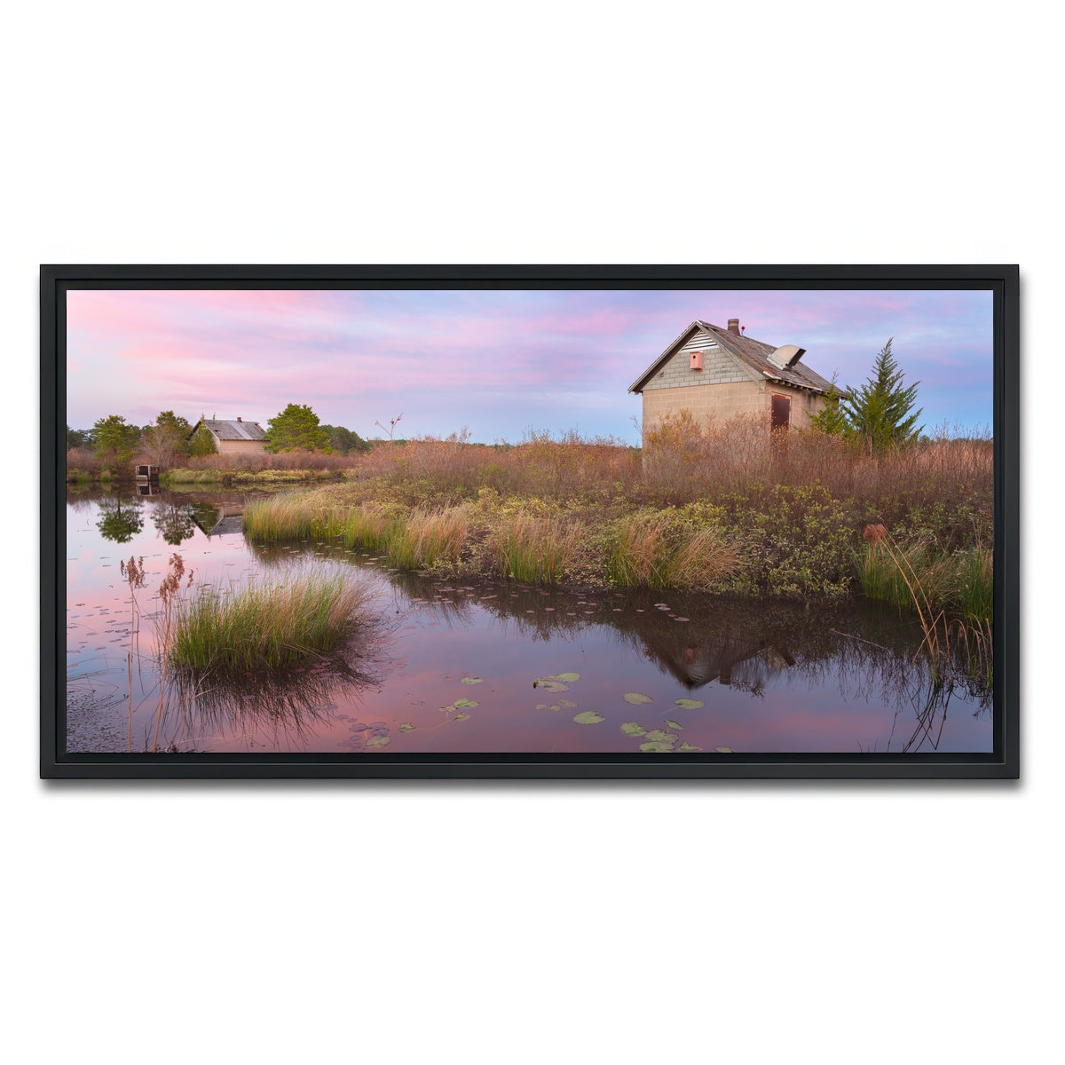 AUTO-MOCKUP WHITE | Spring in the Bogs | 1 Piece | Black Framed Canvas | group=2x1