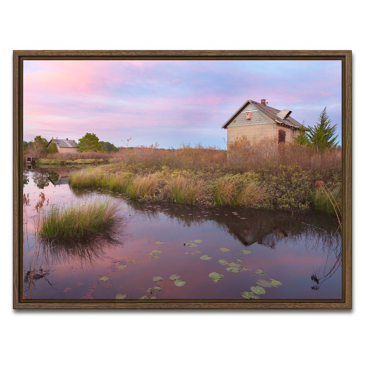AUTO-MOCKUP WHITE | Spring in the Bogs | 1 Piece | Walnut Framed Canvas | group=4x3