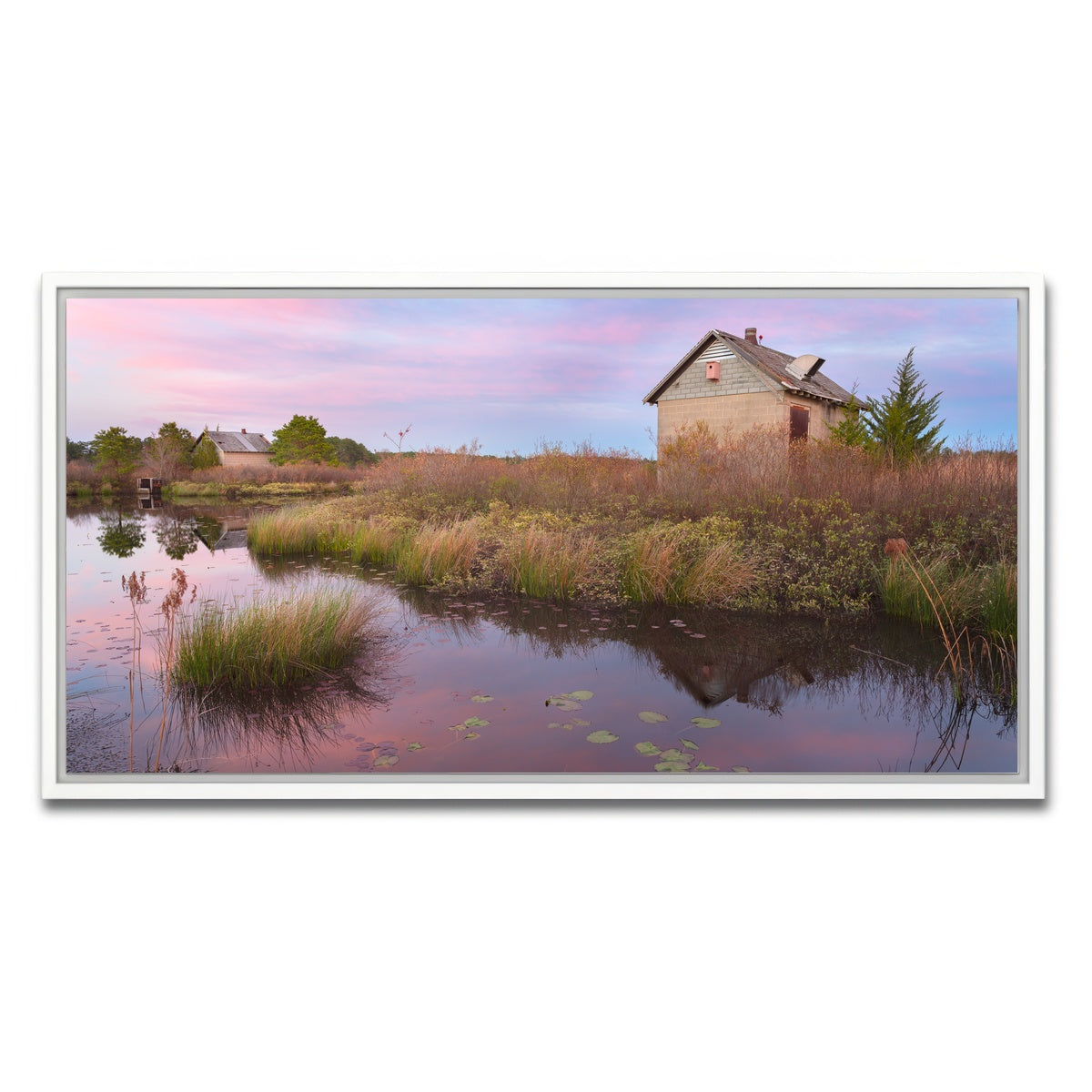 AUTO-MOCKUP WHITE | Spring in the Bogs | 1 Piece | White Framed Canvas | group=2x1