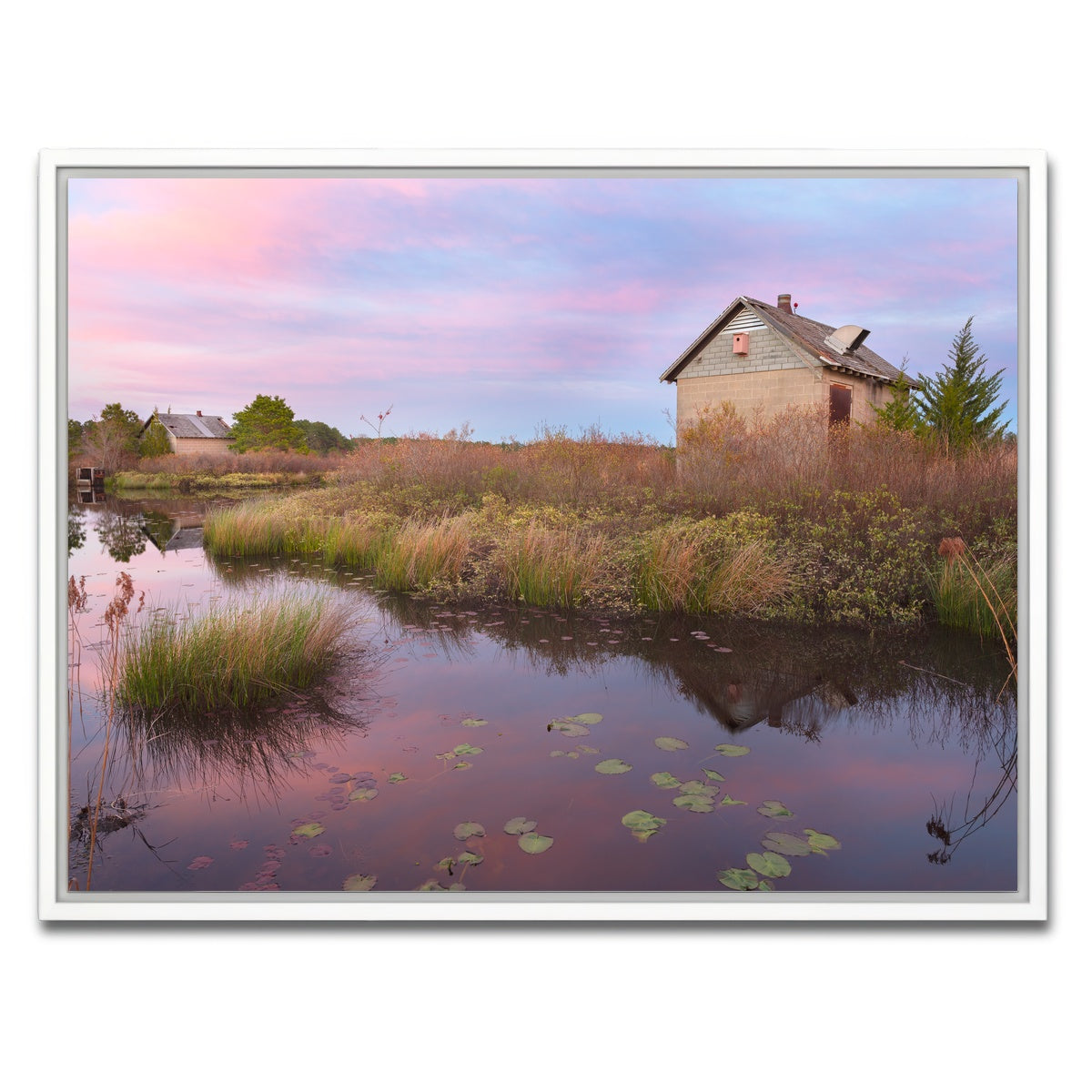 AUTO-MOCKUP WHITE | Spring in the Bogs | 1 Piece | White Framed Canvas | group=4x3