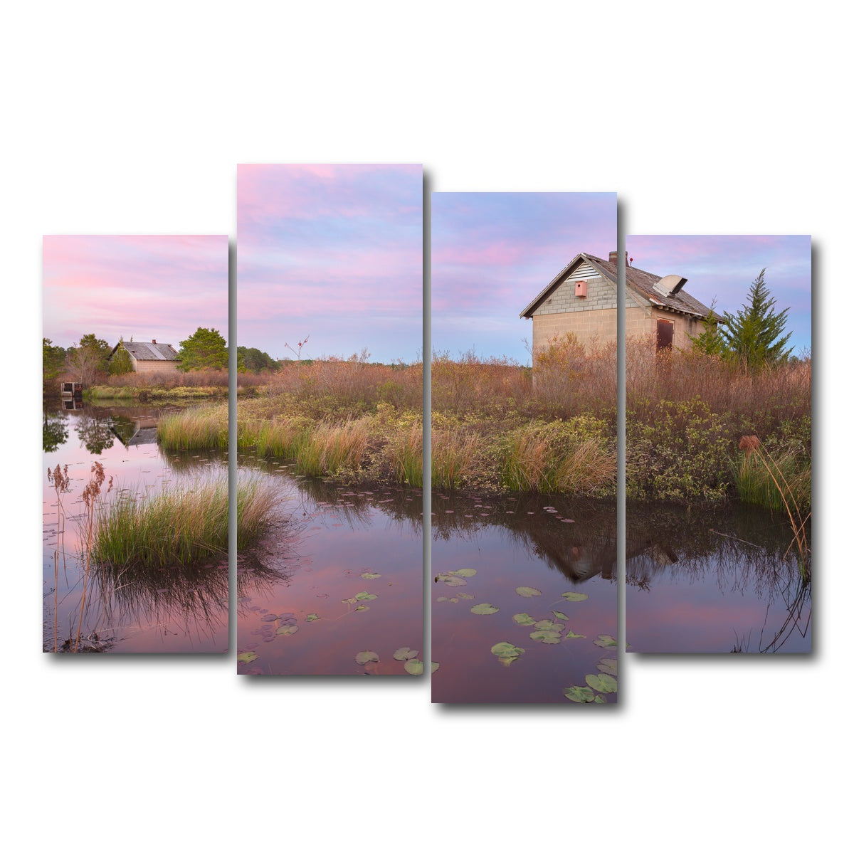 AUTO-MOCKUP WHITE | Spring in the Bogs | 4 Piece | Gallery Wrap Canvas | group=4_normal