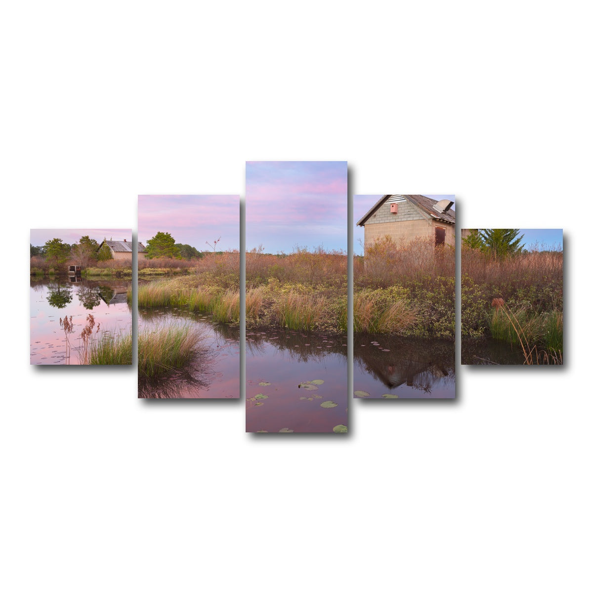 AUTO-MOCKUP WHITE | Spring in the Bogs | 5 Piece | Gallery Wrap Canvas | group=5_short