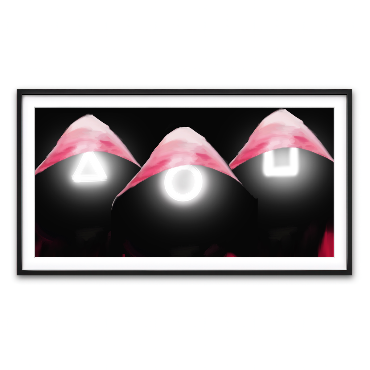 Framed Print 2x1 Black