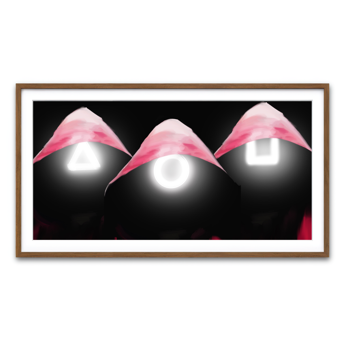 Framed Print 2x1 Walnut