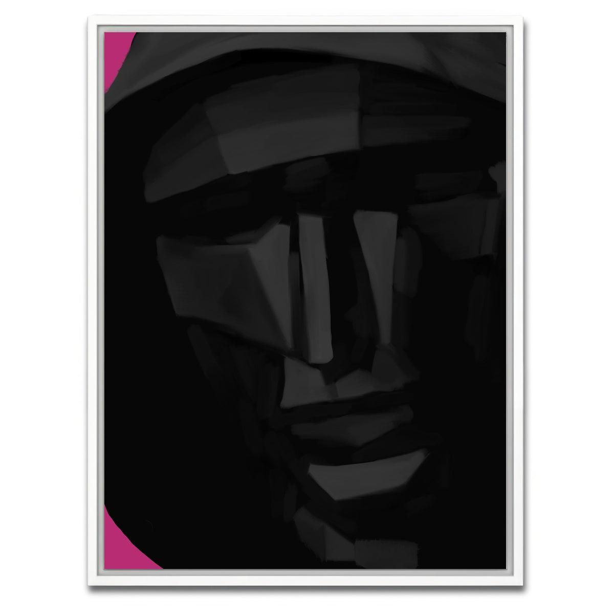 AUTO-MOCKUP WHITE | Squid Game Frontman | 1 Piece | White Framed Canvas | group=3x4