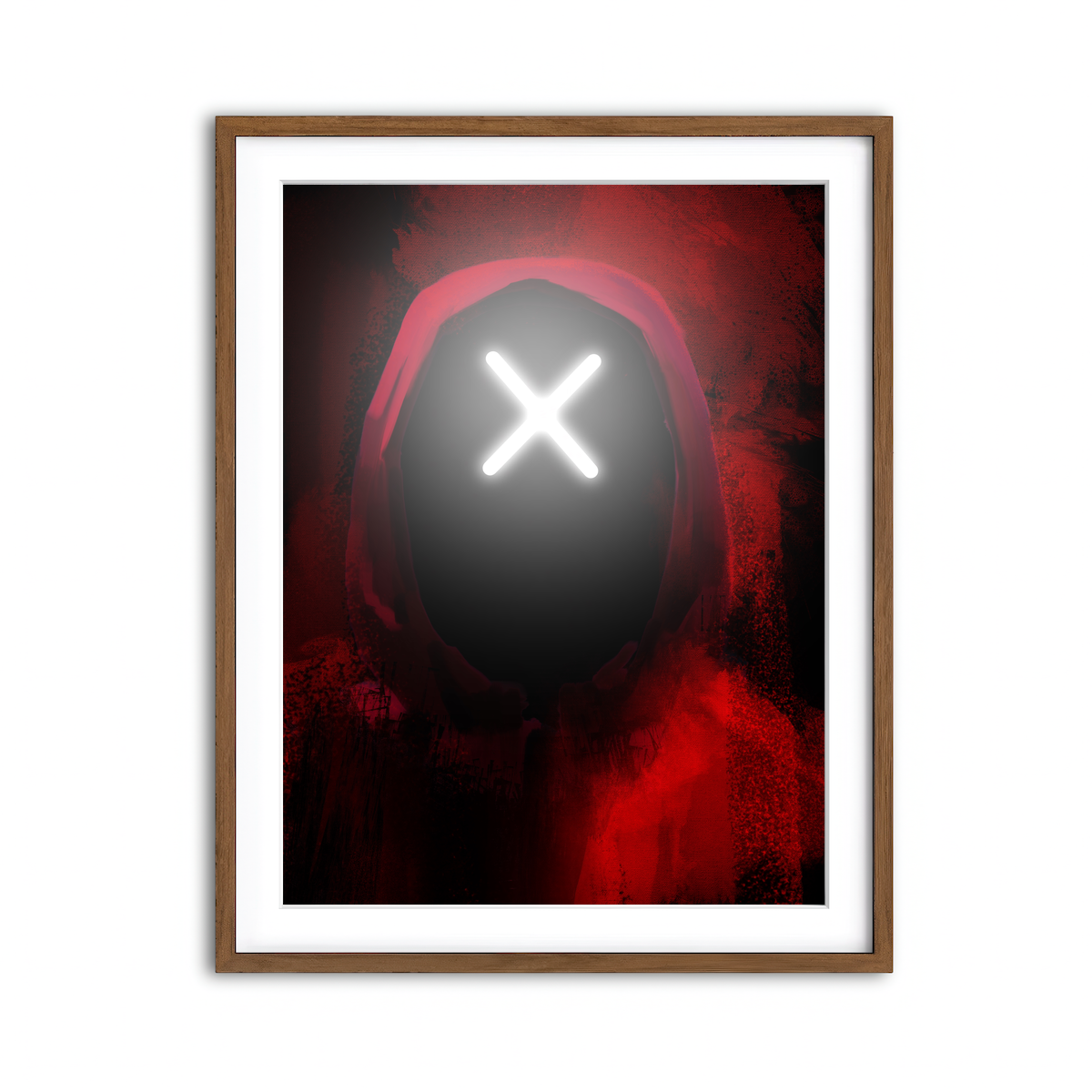 Framed Print 3x4 Walnut