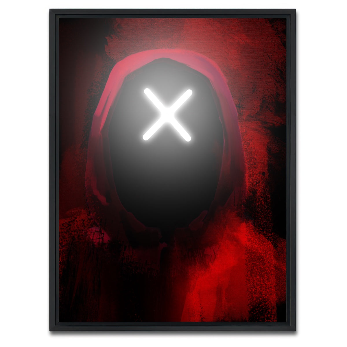 AUTO-MOCKUP WHITE | Squid Game X | 1 Piece | Black Framed Canvas | group=3x4