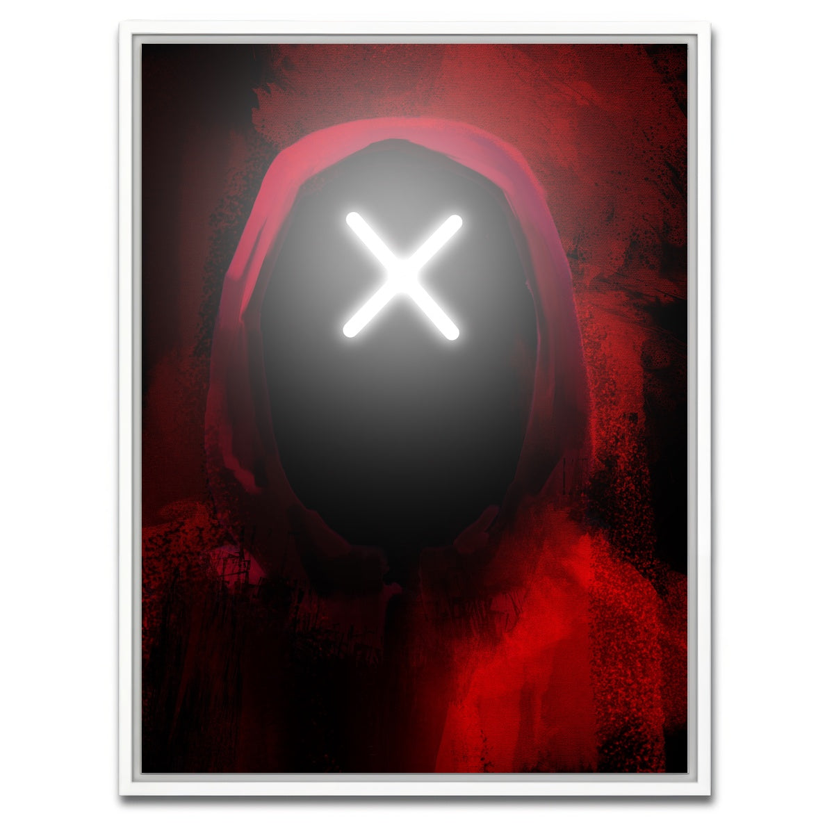 AUTO-MOCKUP WHITE | Squid Game X | 1 Piece | White Framed Canvas | group=3x4