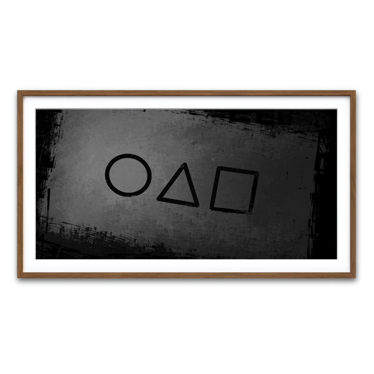 Framed Print 2x1 Walnut