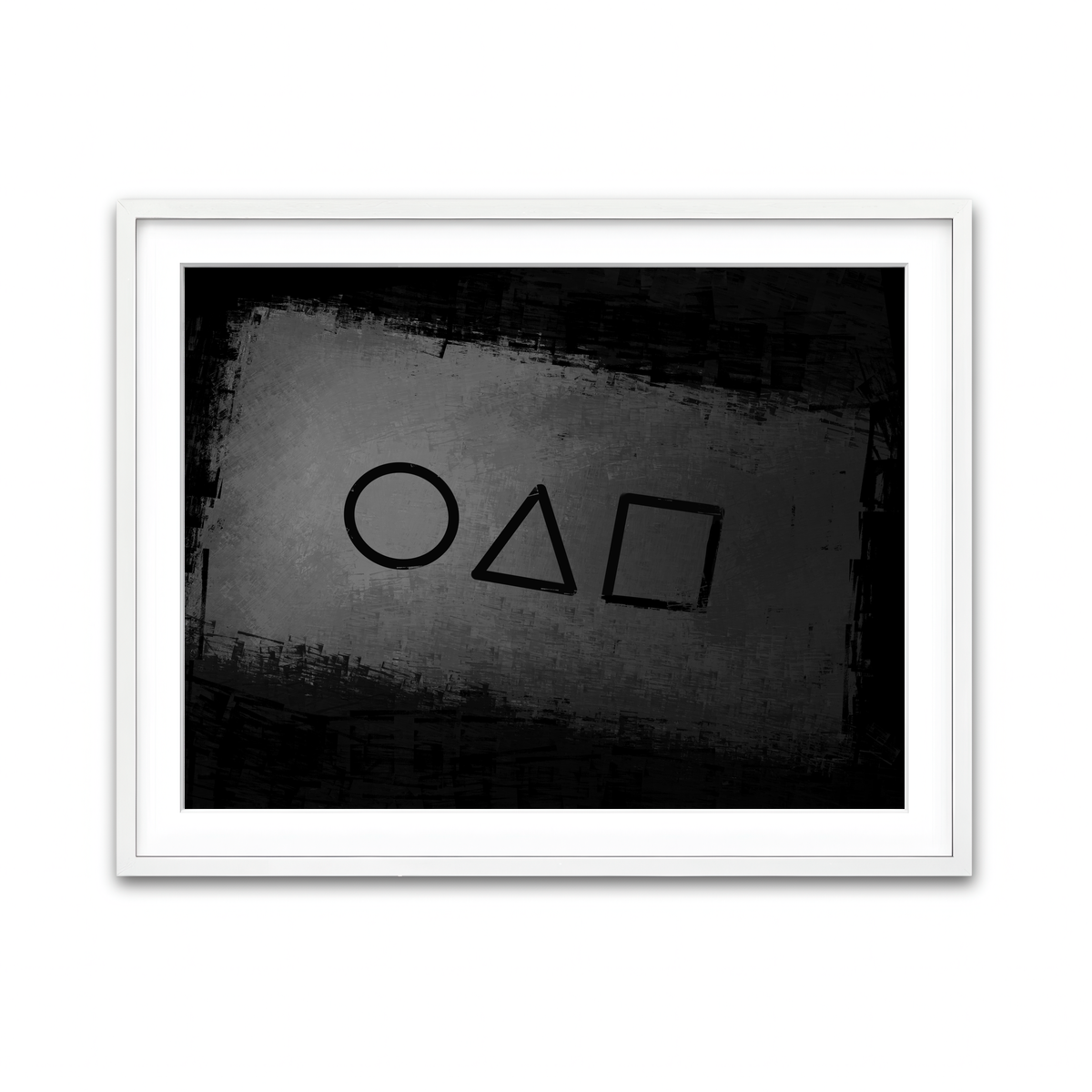 Framed Print 4x3 White