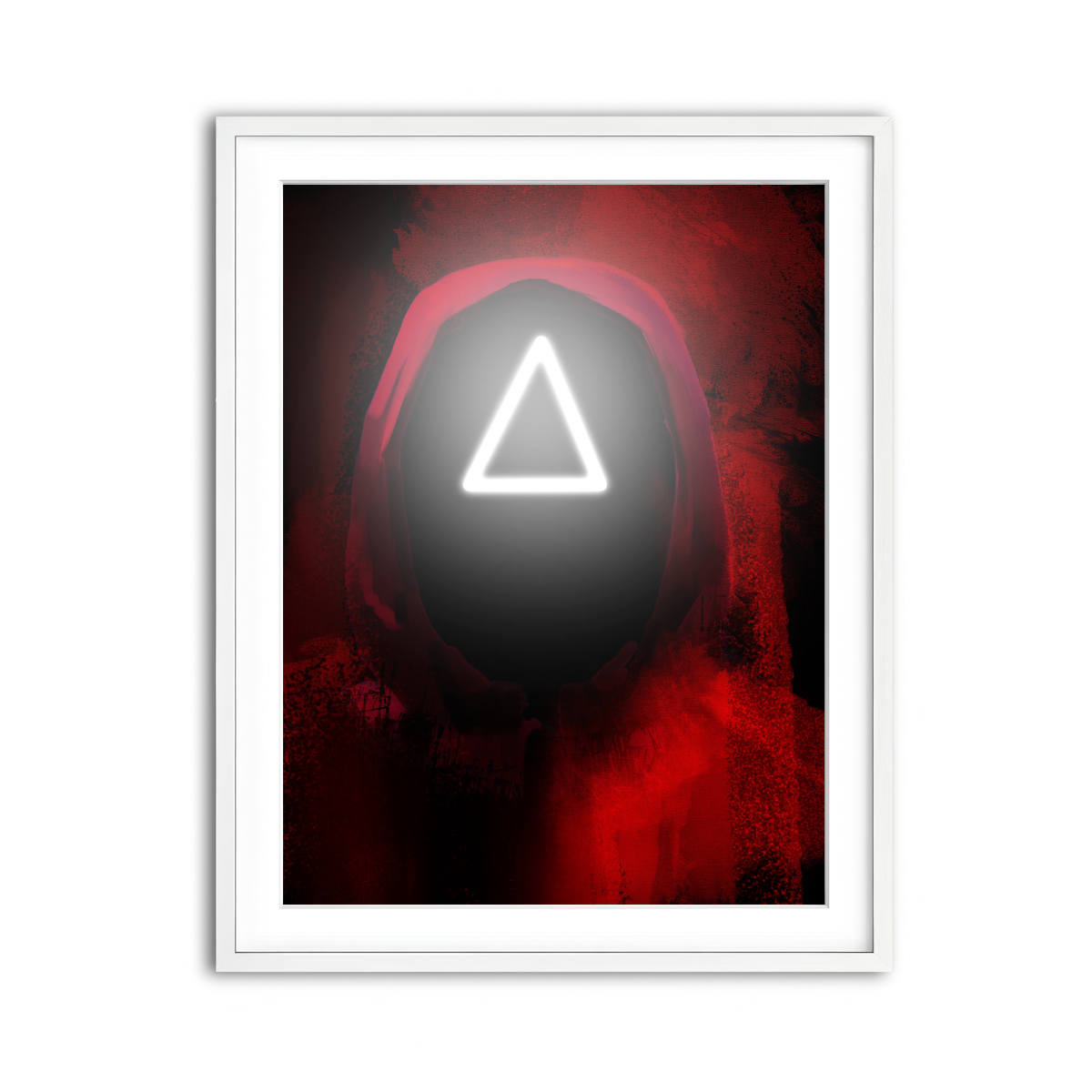 Framed Print 3x4 White