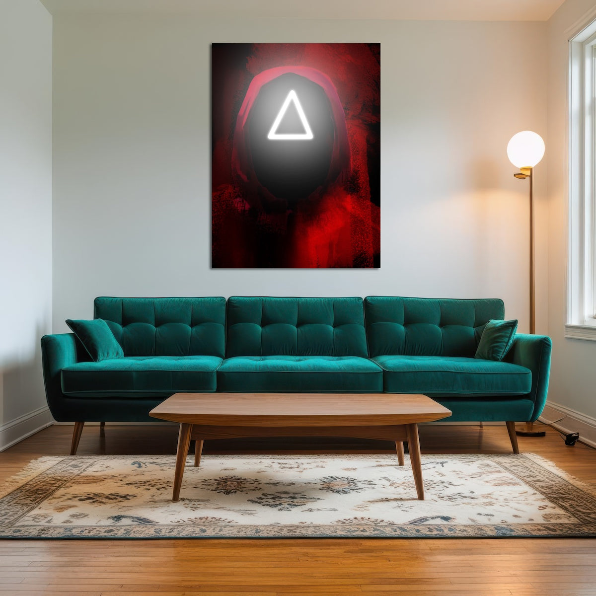 AUTO-MOCKUP ROOM | Squid Game triangle