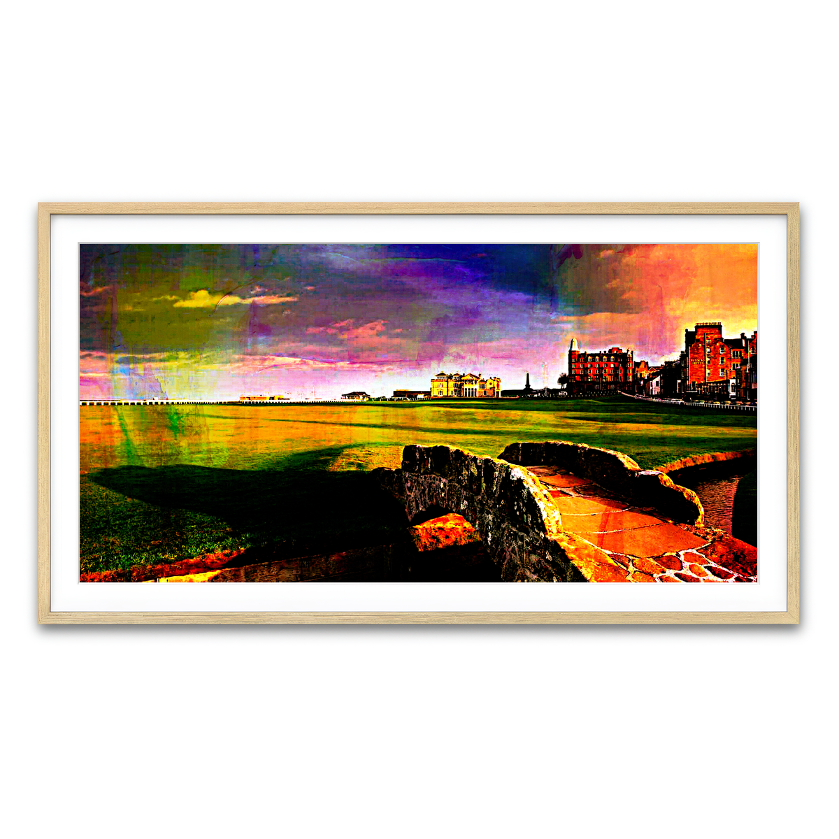 Framed Print 2x1 Natural