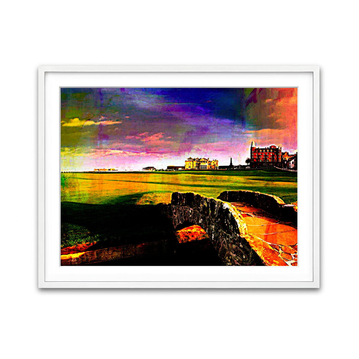 Framed Print 4x3 White
