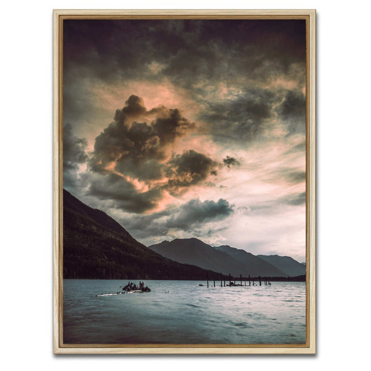 AUTO-MOCKUP WHITE | St. Mary's Lake | 1 Piece | Natural Framed Canvas | group=3x4