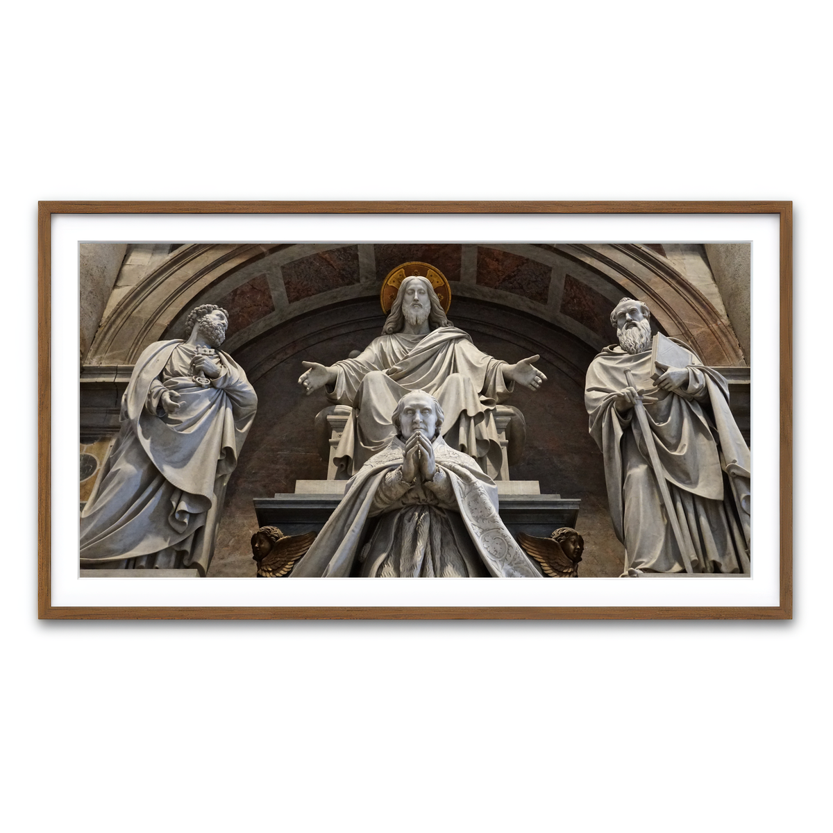 Framed Print 2x1 Walnut